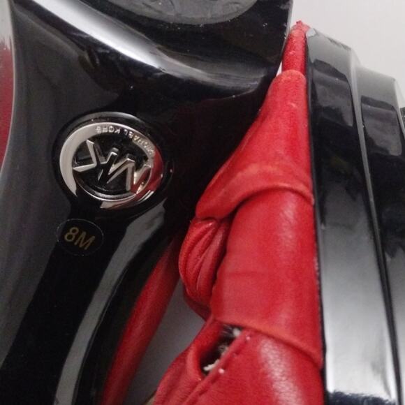 Michael Kors Red Stiletto Heels Sz 8M 5 inch heel - Picture 7 of 9